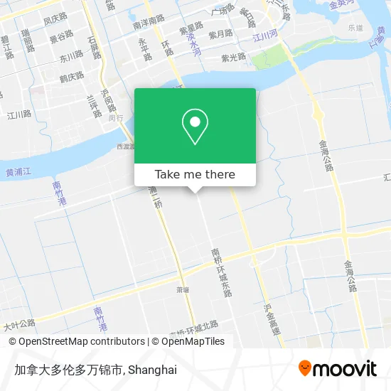 加拿大多伦多万锦市 map
