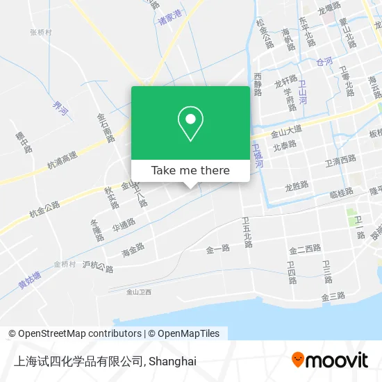 上海试四化学品有限公司 map