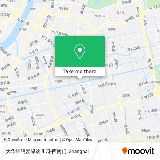 大华锦绣爱绿幼儿园-西南门 map