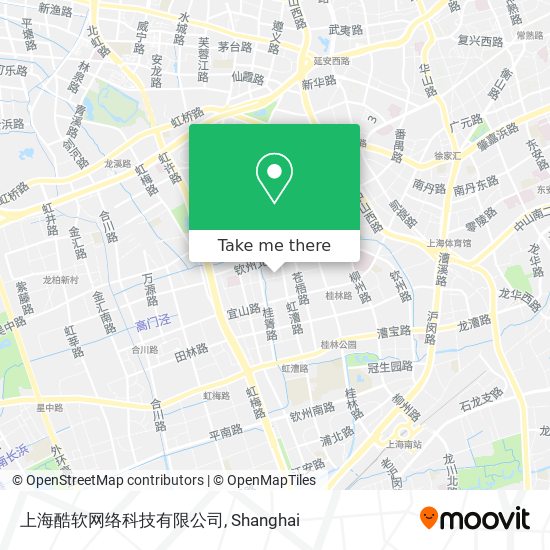 上海酷软网络科技有限公司 map