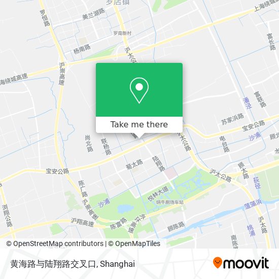 黄海路与陆翔路交叉口 map