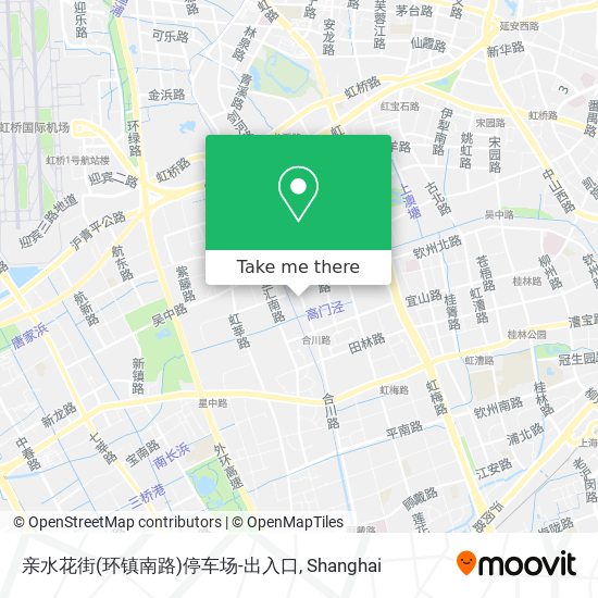 亲水花街(环镇南路)停车场-出入口 map