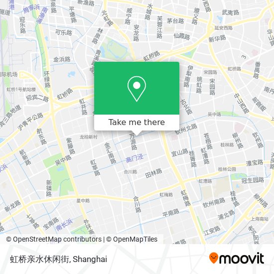 虹桥亲水休闲街 map