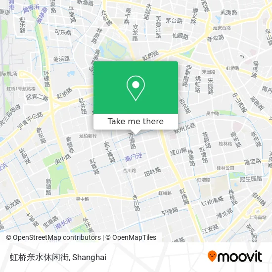虹桥亲水休闲街 map