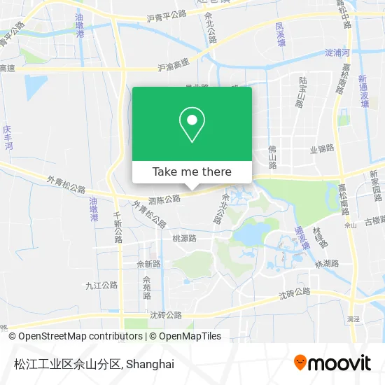 松江工业区佘山分区 map