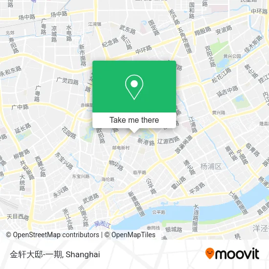 金轩大邸-一期 map