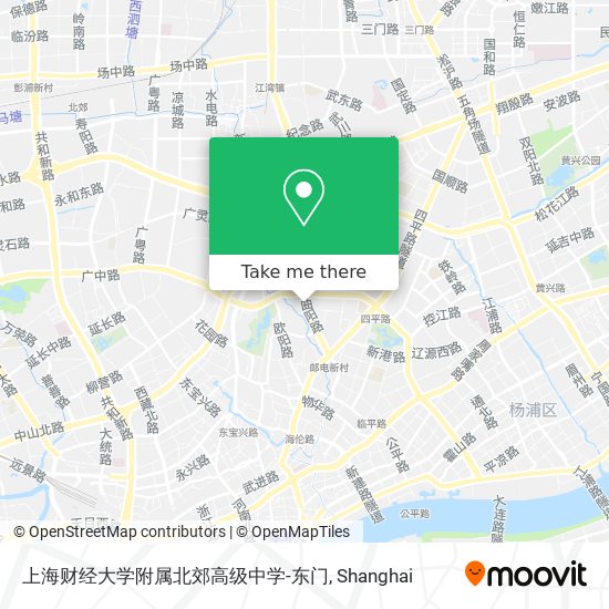 上海财经大学附属北郊高级中学-东门 map