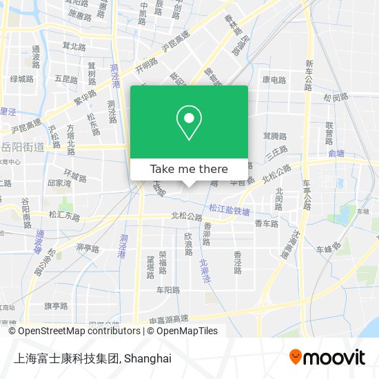 上海富士康科技集团 map
