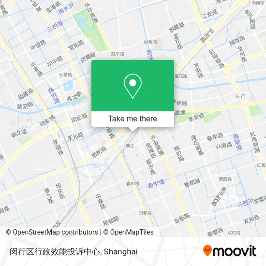 闵行区行政效能投诉中心 map