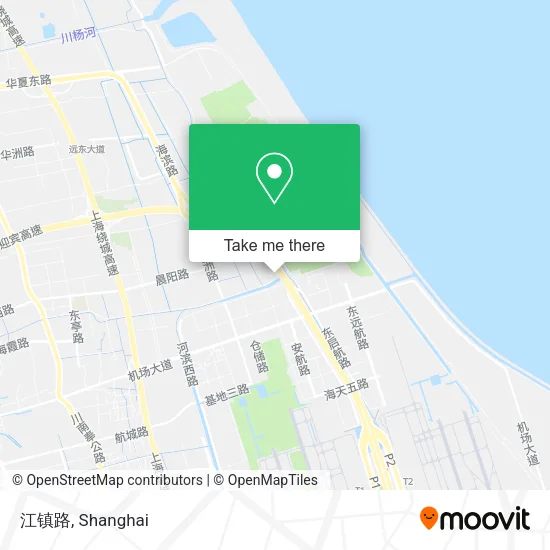 江镇路 map