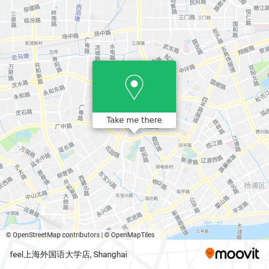 feel上海外国语大学店 map