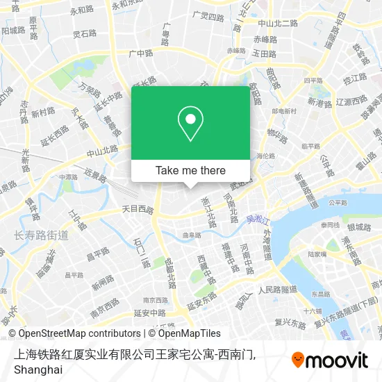 上海铁路红厦实业有限公司王家宅公寓-西南门 map
