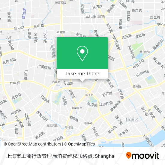 上海市工商行政管理局消费维权联络点 map
