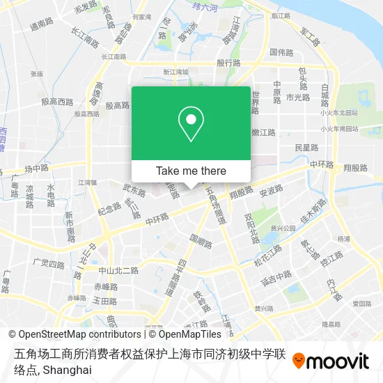 五角场工商所消费者权益保护上海市同济初级中学联络点 map