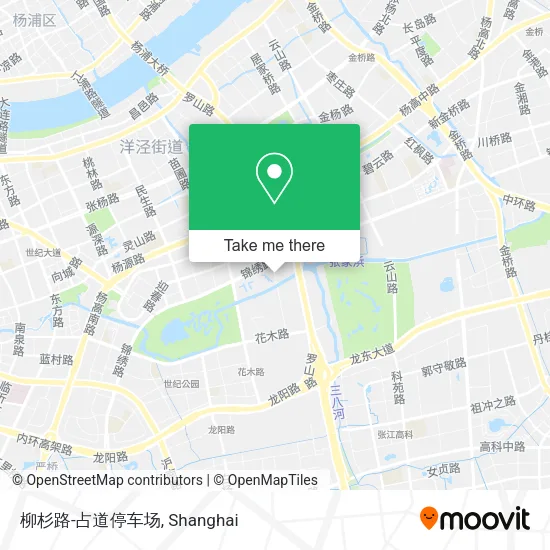 柳杉路-占道停车场 map