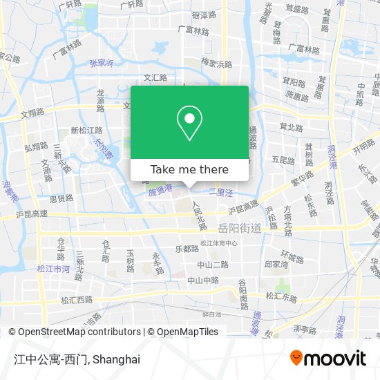 江中公寓-西门 map
