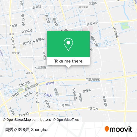 周秀路398弄 map