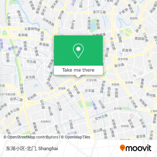 东湖小区-北门 map