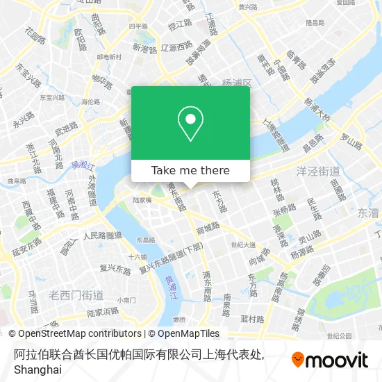 阿拉伯联合酋长国优帕国际有限公司上海代表处 map