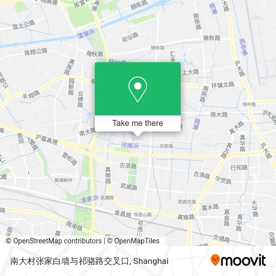 南大村张家白墙与祁骆路交叉口 map