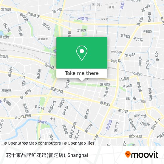 花千束品牌鲜花馆(普陀店) map