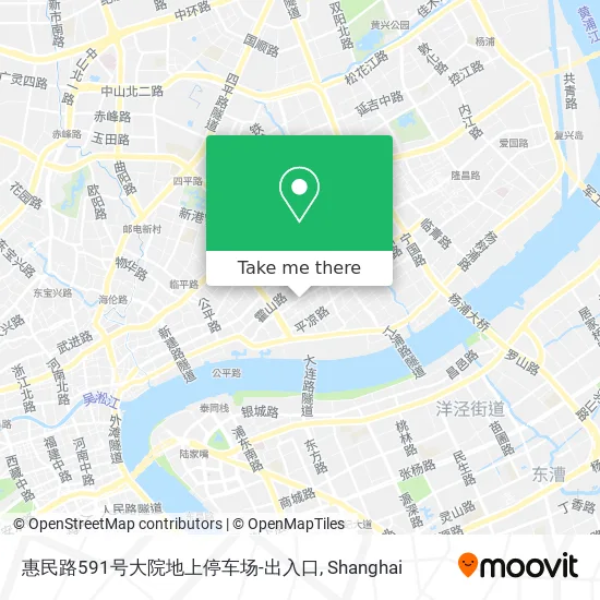 惠民路591号大院地上停车场-出入口 map