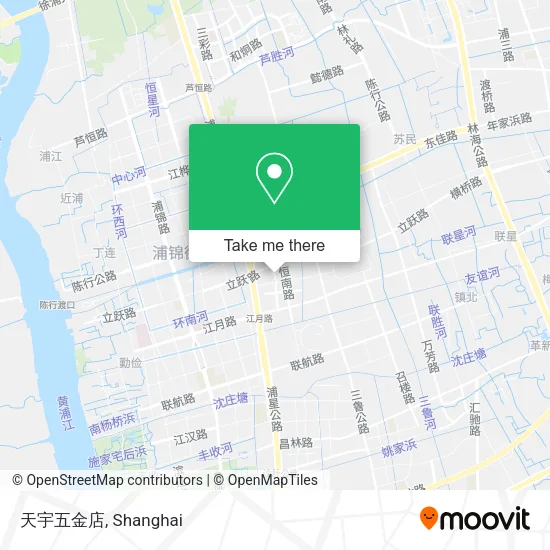 天宇五金店 map