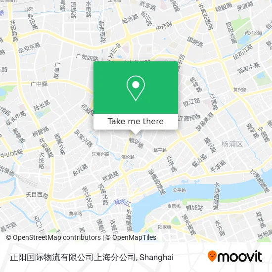 正阳国际物流有限公司上海分公司 map