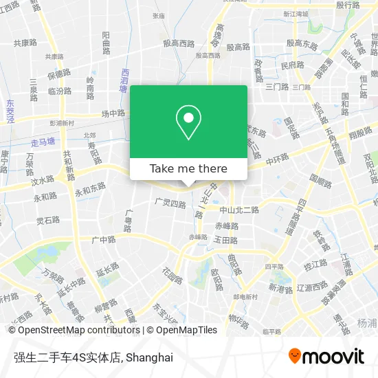 强生二手车4S实体店 map