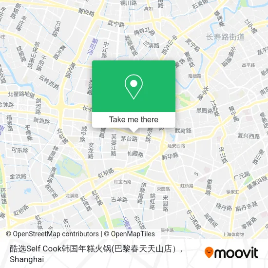 酷选Self Cook韩国年糕火锅 map