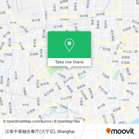 汉泰中泰融合餐厅(大宁店) map