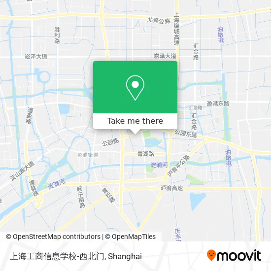 上海工商信息学校-西北门 map