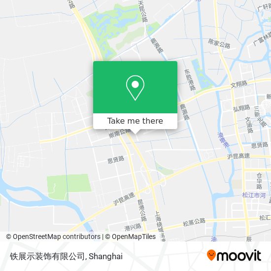 铁展示装饰有限公司 map