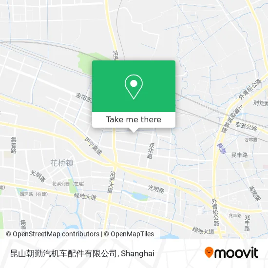 昆山朝勤汽机车配件有限公司 map