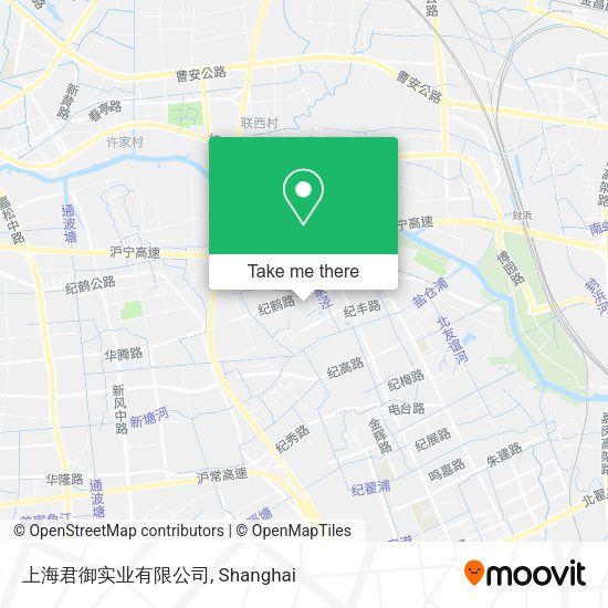 上海君御实业有限公司 map