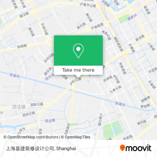 上海嘉捷装修设计公司 map