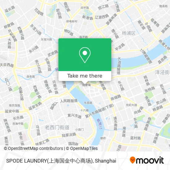SPODE LAUNDRY(上海国金中心商场) map