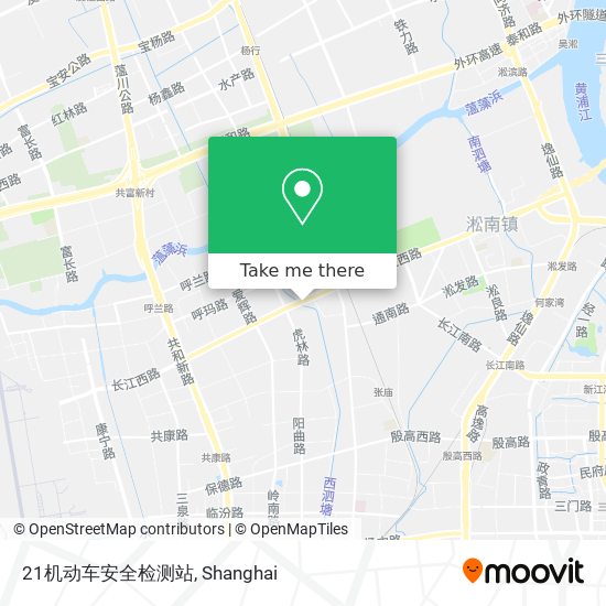 21机动车安全检测站 map