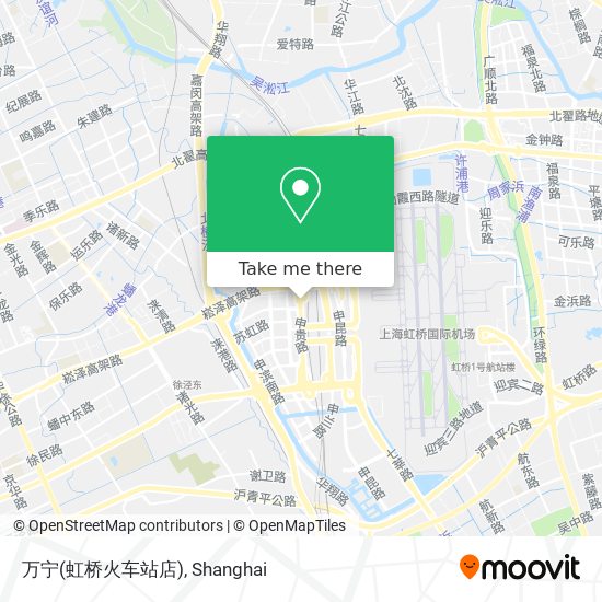 万宁(虹桥火车站店) map