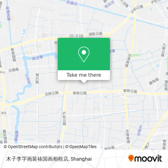木子李字画装裱国画相框店 map