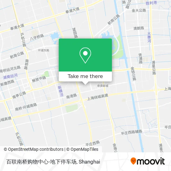 百联南桥购物中心-地下停车场 map