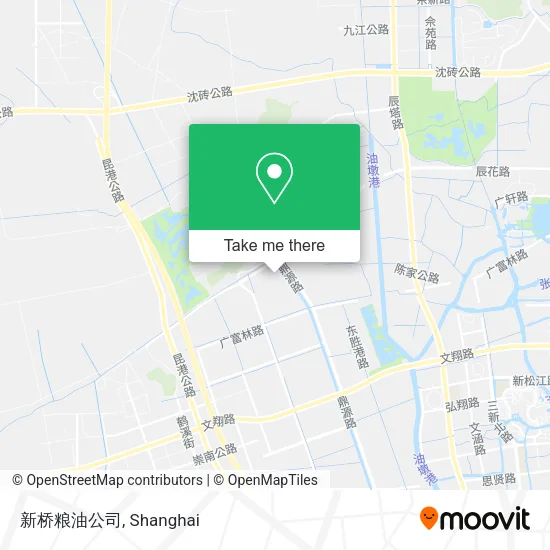 新桥粮油公司 map