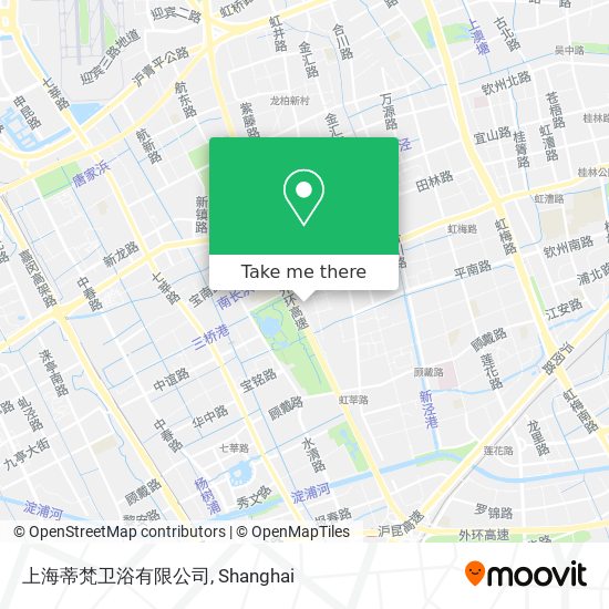 上海蒂梵卫浴有限公司 map
