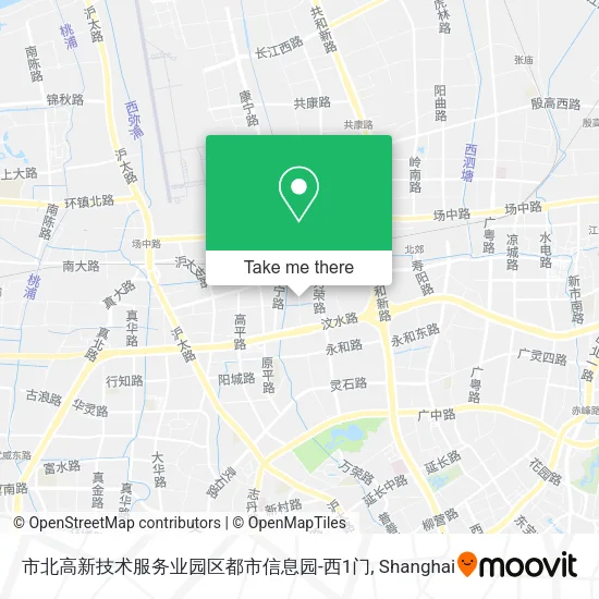 市北高新技术服务业园区都市信息园-西1门 map