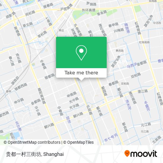 贵都一村三街坊 map