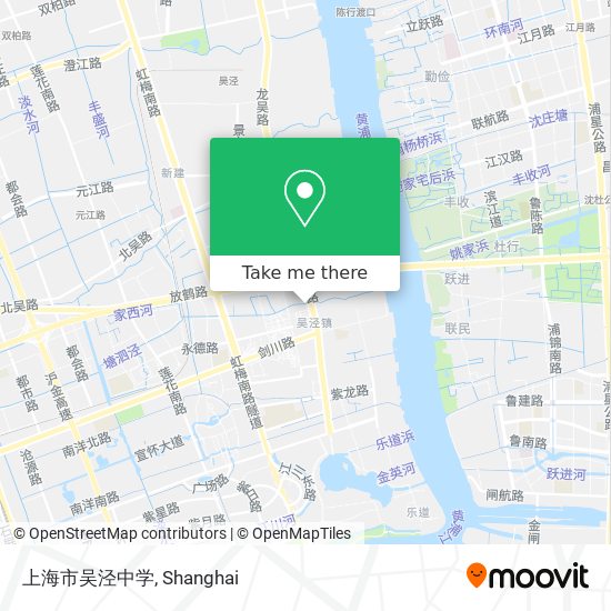 上海市吴泾中学 map