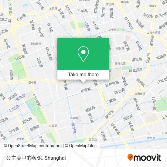 公主美甲彩妆馆 map