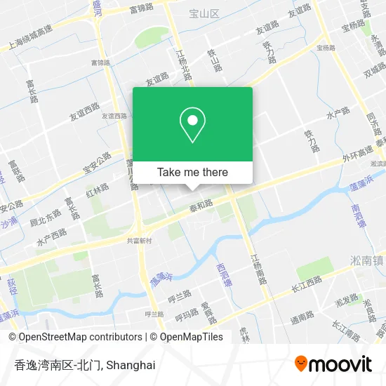 香逸湾南区-北门 map