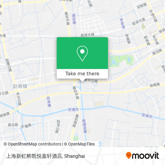 上海新虹桥凯悦嘉轩酒店 map