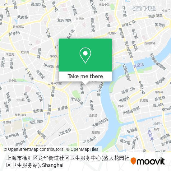 上海市徐汇区龙华街道社区卫生服务中心(盛大花园社区卫生服务站) map